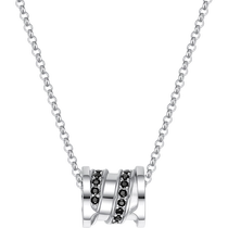 Fanci Fan Qi Silver Jewelry (Small Waist Series) Classic Necklace for Men and Women Versatile and Trendy Couple Gift