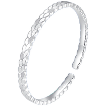 Fanci Fan Qi Silver Jewelry Olive Branch Pure Silver Bracelet New Chinese Style Pure Silver Bracelet as a Birthday Gift for Mom and Girlfriend
