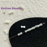 Натуральная раковина [бамбук jie] 1 струна около 46 4*7 мм