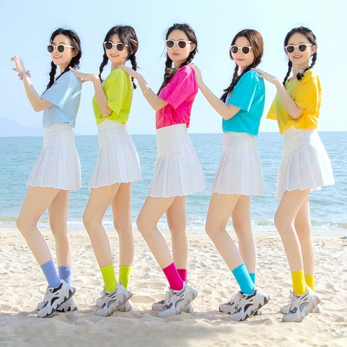 Candy Color 2022 Новые сестры притворяются короткими рукавами