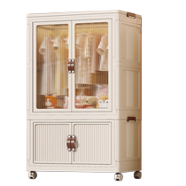 German FQ all-in-one installation-free storage cabinet baby bedroom multi-layer household snacks toy storage childrens wardrobe