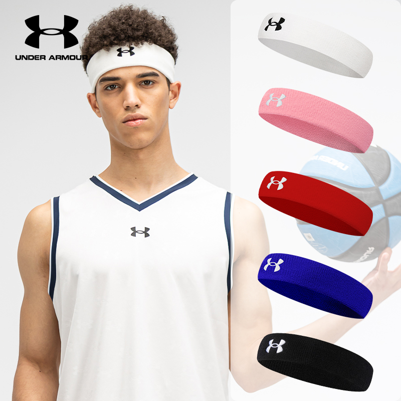 アンダーアーマー スポーツヘッドバンド 制汗ヘッドバンド メンズ 吸汗ヘッドスカーフ 汗対策 ヘアバンド ランニング レディース バスケットボール ヘッドバンド