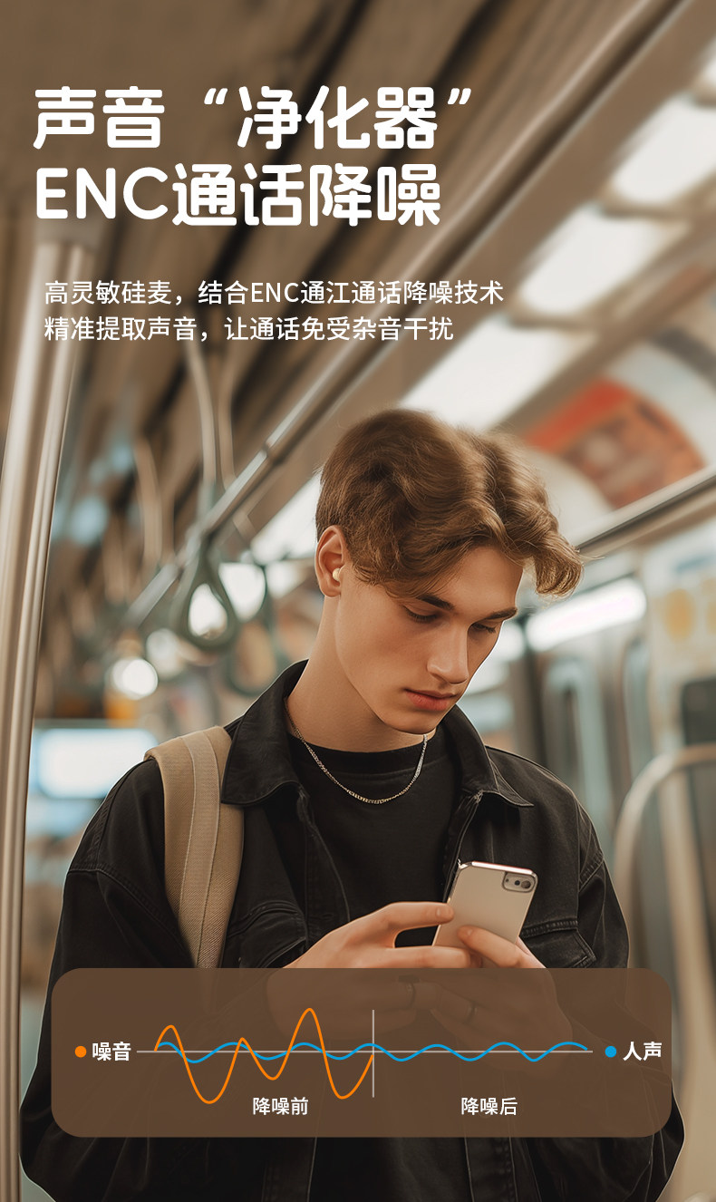 Наушники для сна 2025年新款高端无线蓝牙耳机迷你微超小男女生睡眠摸鱼隐藏入耳式