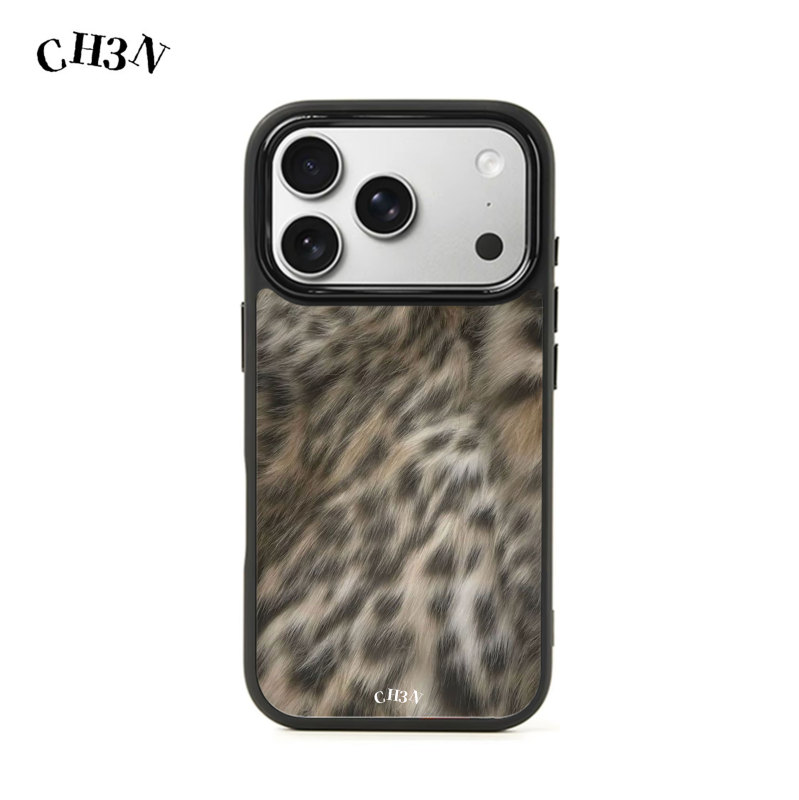 Ch3N·Simulated Leopard Skin Iphone17/16Promax Protective Case 15 Artistic Anti-Drop 14 Niche 13 Unique European and American Anti-Drop Black Frame Phone Case Creative Apple Protective Case Ch3N·Simulated Leopard Skin Iphone17/16Promax Protective Case 15 Artistic Anti-Drop 14 Niche 13 Unique European and American Anti-Drop Black Frame Phone Case Creative Apple Protective Case