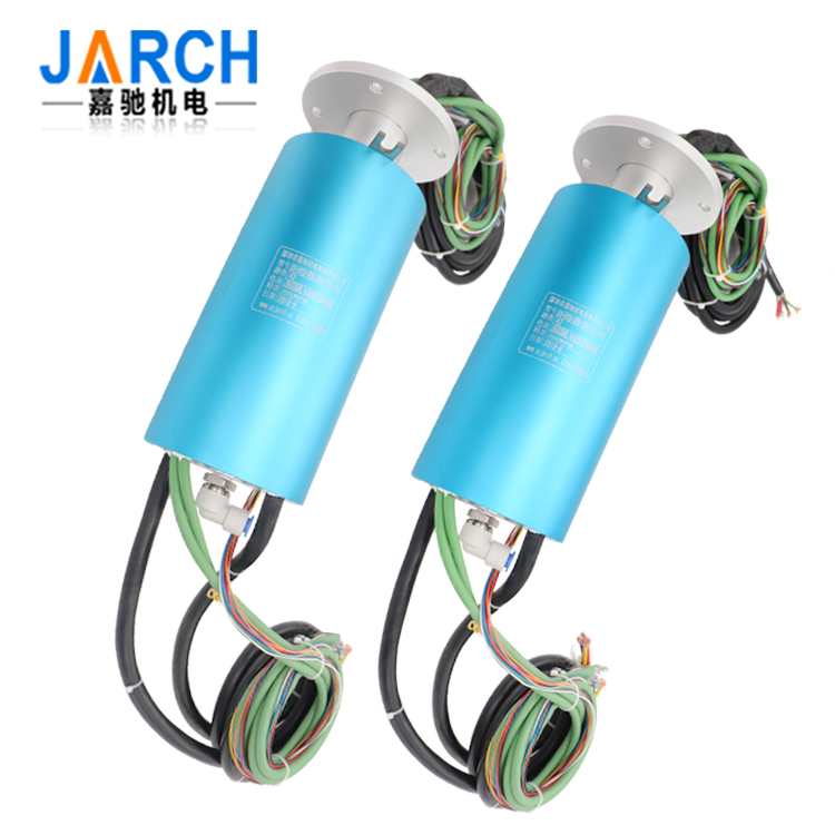 Gas-electric-hydraulic hybrid slip ring Conductive slip ring collector ring 2-way 12-way 360° rotary joint can be customized