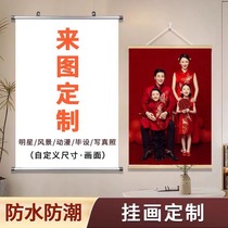 High-definition printing canvas hanging painting customized photo enlargement hanging wall art personal portrait photo photography decorative painting