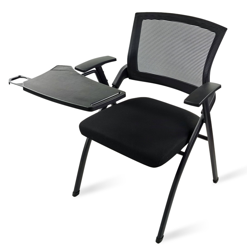 Folding training chair with table board student mesh meeting chair negotiation chair conference room meeting office chair training table and chair