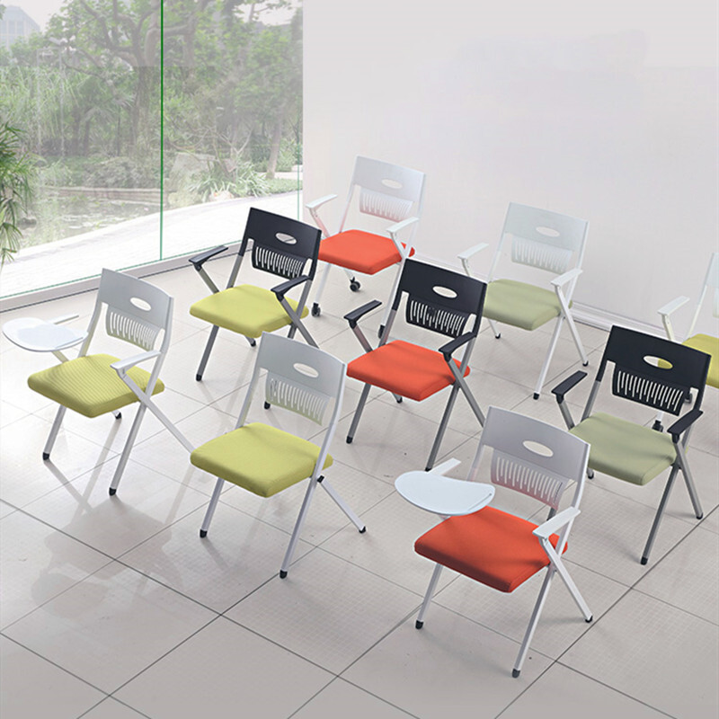 Training chair with table board conference room folding chair with writing board student table and chair one staff office conference chair