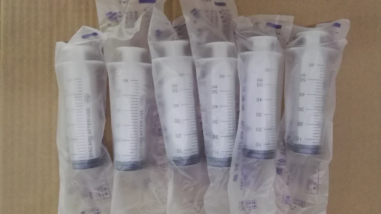 Syringe 50ml Enema syringe Photo machine ink pumping needle tube with needle tube