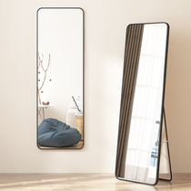 Mobile dance mirror floor full body mirror floor rental room Students Dormitory Fitness Training Yoga Hairdresshop wall-mounted