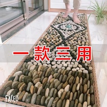 Cobble Pebble Plantar Massage Cushion Natural Home Paving Terrace Decoration Rain Flower Stone Sub Road Acupoint Massage Finger Pressure Therapy
