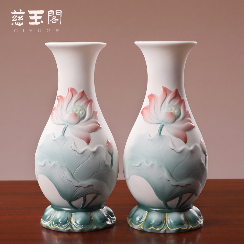 陶器製仏像用蓮の花瓶 家庭用観音蓮の花瓶 仏像前水筒 仏像用花瓶 仏像崇拝 仏教用品