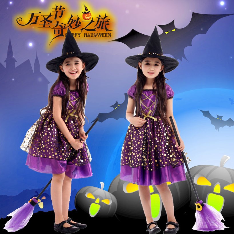 Childrens Halloween Costume performance Princess Dress Costume