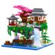 Peach Blossom Pond Tree House Building Blocks Girl Series Puzzle High-Difficulty Construction 10,000 Pieces Assembly Toy for Ages 18 and up