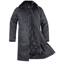 Military winter coat mens thickened wear-resistant long Northeast security winter cotton coat womens labor insurance heavy-duty cold protection clothing