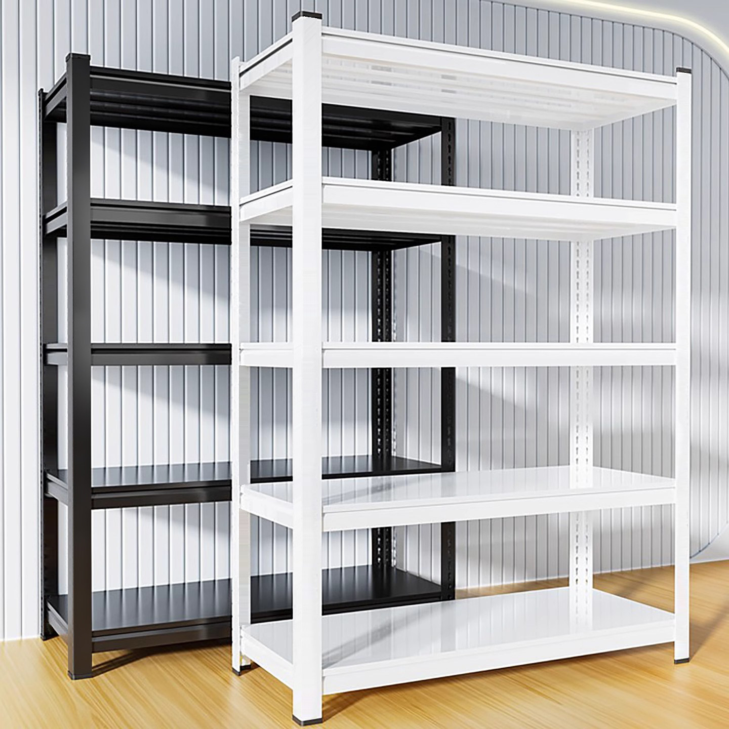 家庭用収納ラック、キッチンやバルコニー用の多段式床置き収納ラック、小型鉄製ラック、炭素鋼、速達アングル鋼製収納ラック