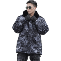 Military winter coat mens camouflage cotton coat Northeast cold-proof old-fashioned military cotton padded jacket winter new military coat