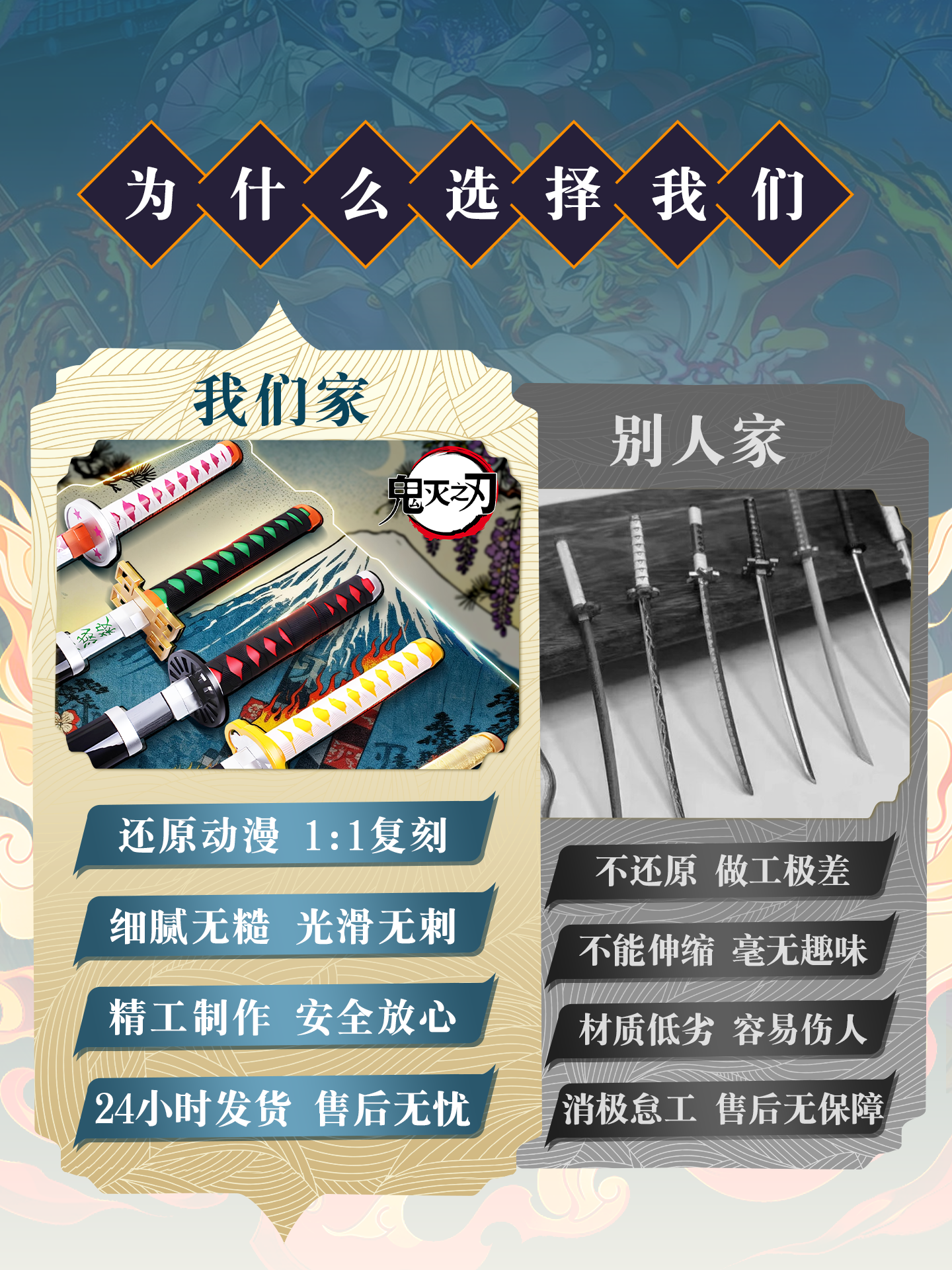 Demon Slayer Merchandise Figure Nichirin Sword Kamado Tanjiro Tomioka Giyuu Cos Props Bamboo Sword Wooden Sword Unsharpened