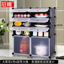 Guanteng sideboard kitchen locker with door corner cabinet modern simple and simple plastic cabinet cupboard shelf