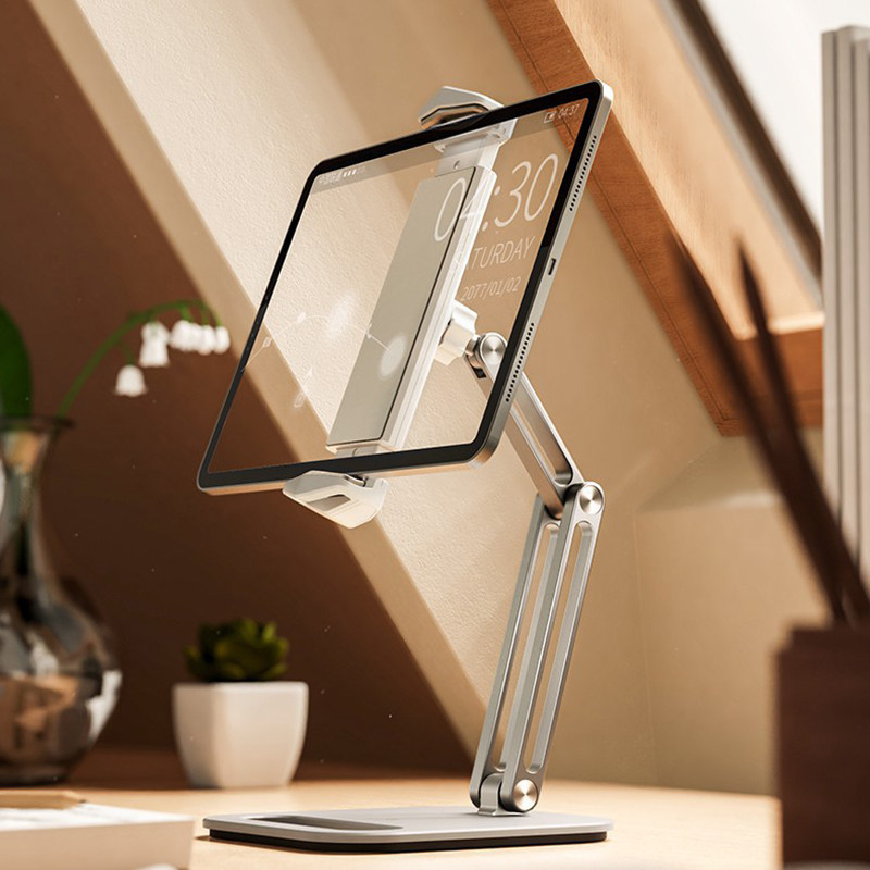 Dagui tablet ipad bracket desktop lazy mobile phone shooting video support frame live children's online class learning painting bedside metal folding lift multi-function pad pro special for eating chicken