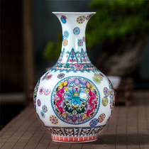 Banderas ceramic vase pendulum replica antique Jingdezhen flower arrangement Bogu frame home living room wine cabinet porcelain decoration