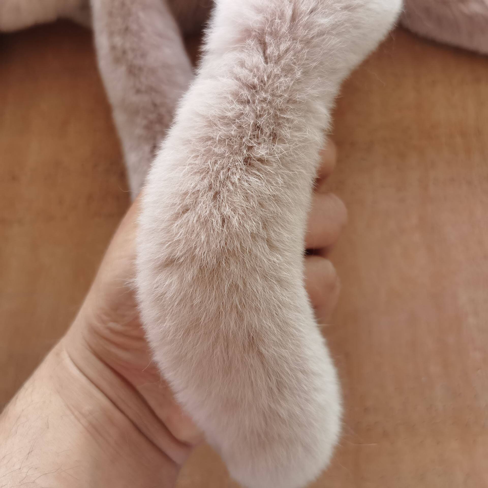 White Black Genuine Otters Rabbit Wool cap strip neckline Lace Cuff Wool wool clothing accessories-Taobao