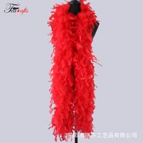 Full velvet strips stage catwalk props feather tops now on sale 90G turkey feather clothing accessories shawl