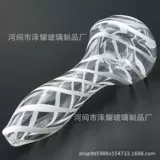 Полосатые стеклянные ремесленные аксессуары