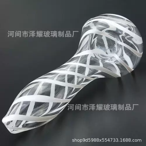 Полосатые стеклянные ремесленные аксессуары