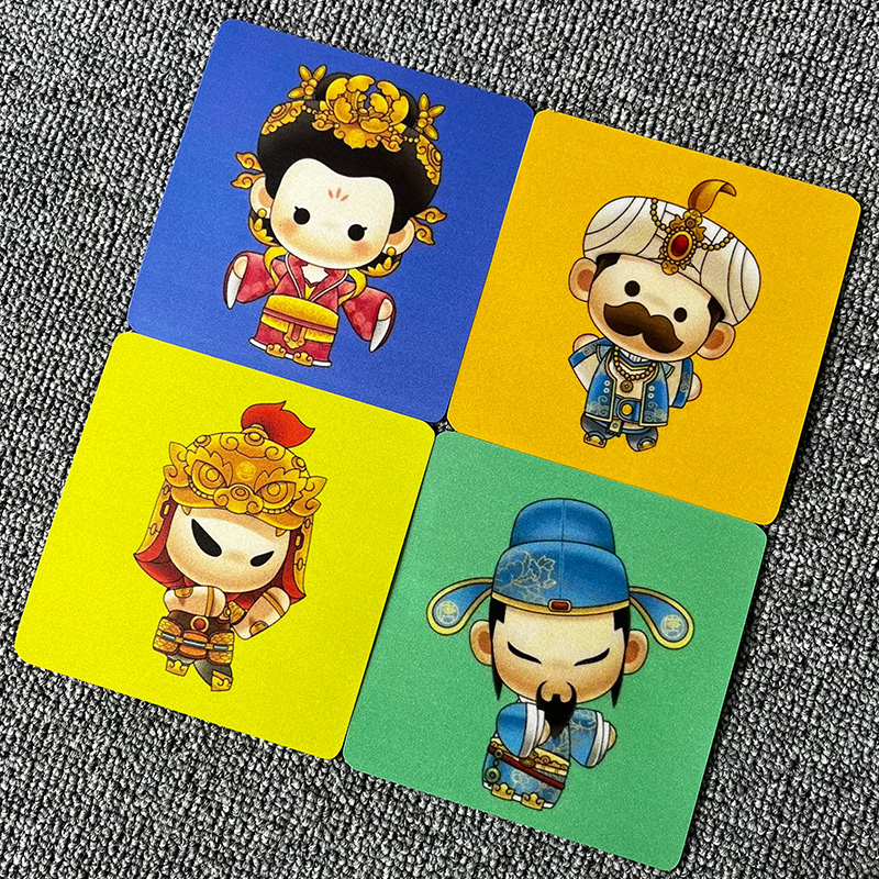 Qinling Four Treasures Xi'an Epidemic Sticker Li Xiaobai Huo Qubing Sheng Tang Tian Tuan Nucleic Acid Detection Epidemic Prevention Car Sticker Magnetic Suction