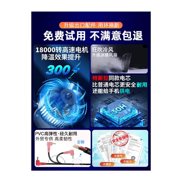 Jinweiduo Summer Cooling Air-Conditioned Clothing for Men with Fan, Rechargeable Cooling Outdoor Heat Protection Workwear for Construction Sites