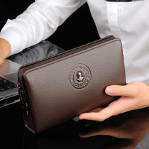 European Station 2022 New Clutch Bag Mens Bag Business Casual Handbag Mens Leather Clutch Wallet Large Capacity