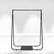 Clothing Store Show Shelves Landing Style Combined Womens Clothes Hangers Rack Shelves Iron Art Middle Island Display Stands