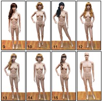 Clothing Shop Men And Women Models Full-body Shop Window Dummy Models Wedding Dresses Clothing Models Racks Display Props