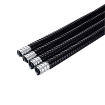 Plastic coated metal hose threading national standard plastic snakeskin tube cable wire protective cover flame retardant stainless steel corrugated pipe