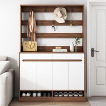 Shoe cabinet with clothes hanger integrated Home entrance door corner Corner Hyun Cabinet Modern minimalist entrance to the wall Clothes hat cabinet