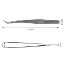 Hot selling special stainless steel tweezers 301 material tweezers matte tweezers hand clamp antimagnetic 152SA