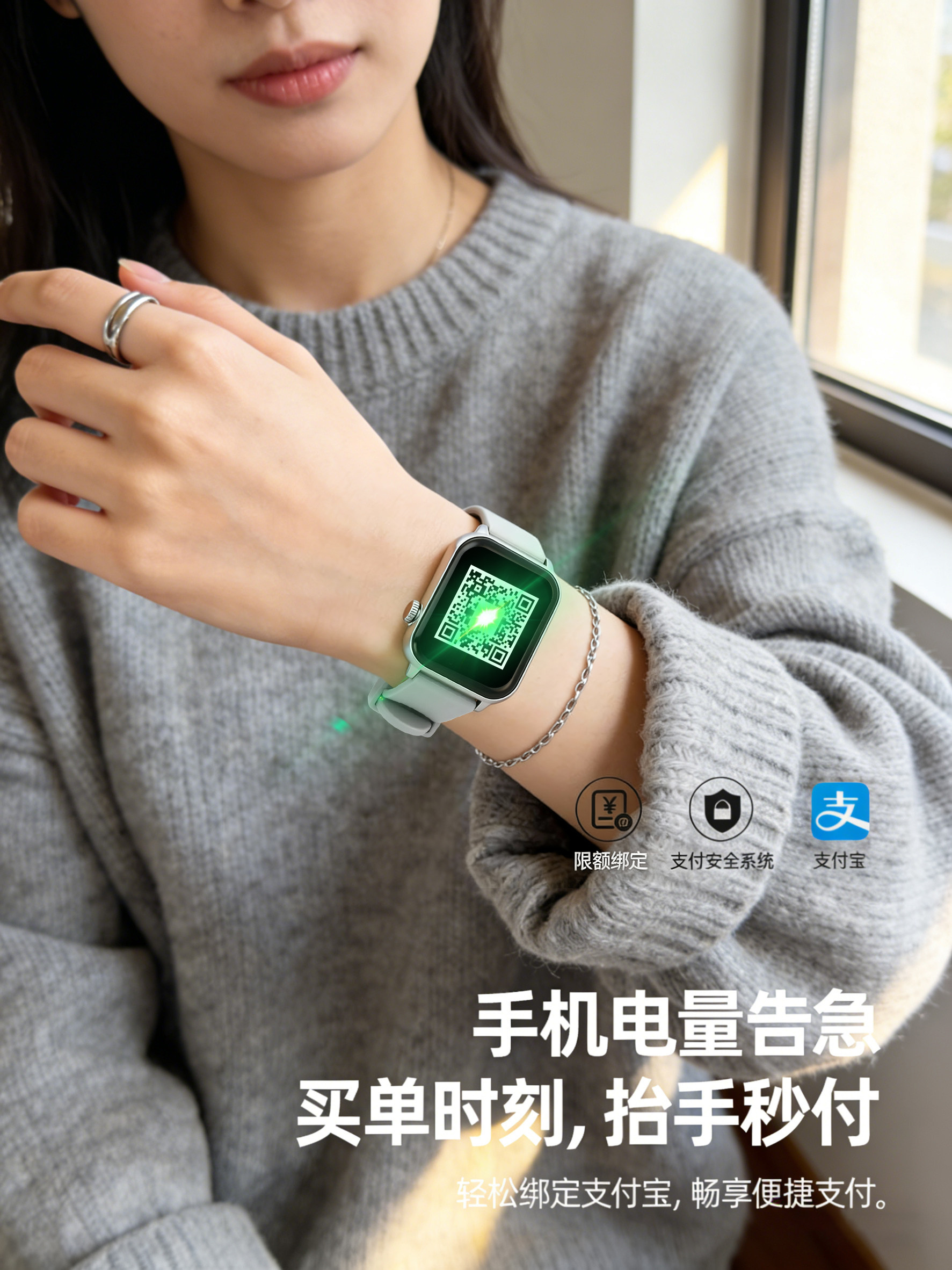 Sports Smart Watch with Bluetooth Phone, Multi-Function Heart Rate Health Monitoring, Suitable for Android Phones, New Model with Payment Function, Alarm Clock Reminder, Running Timer, Electronic Bracelet, Unisex Watch