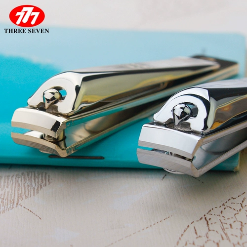 Импортные серебряные большие маникюрные кусачки для ногтей