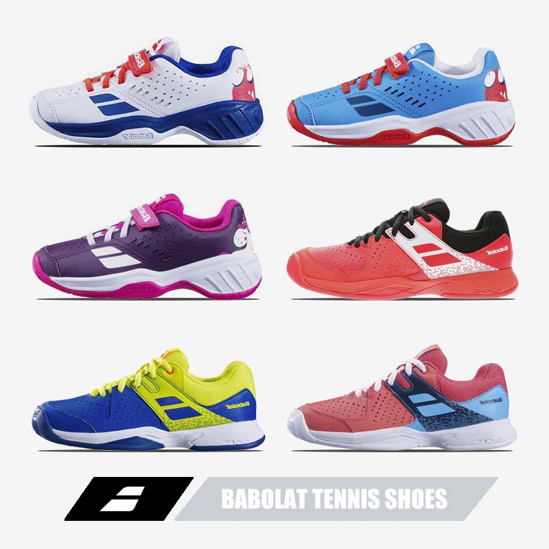 Babolat 100 Paoli PUSION Juvenile children tennis shoes for boys and girls Abrasion Resistant Sports Shoes for boys and girls