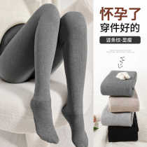NEXT ROAD British co-branded pregnant women spring and autumn 2024 new style non-falling vertical striped bottoming pantyhose