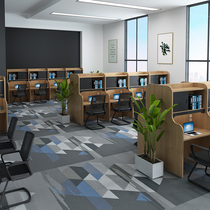 Customized self-study table for college students one-to-one tutoring desk shared study room study table postgraduate entrance exam immersion partition