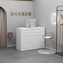 Commercial store reception desk cashier counter simple modern clothing store convenience store small bar counter