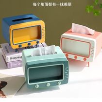 TV paper towels box Living room net Red home Desktop containing versatile pumping paper box free of punch and cute paper drawing box