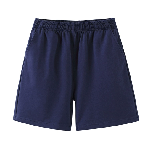 Форма для мальчиков, штаны, синие детские тонкие шорты, подходит для подростков