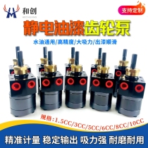 Electrostatic spray paint gear pump 3 5CC 6CC water-based oil pump electrostatic paint gear pump paint spray metering pump