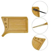 Cross-border new 132mm diameter wooden cigarette tray portable cigarette operating tray Cigarette tray