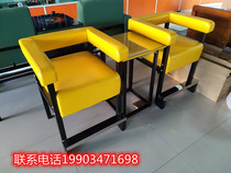 Billiard hall dedicated viewing sofa chair club leisure lounge area card seat stool billiard sofa chair American