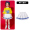 7007 Single piece blue striped white short skirt