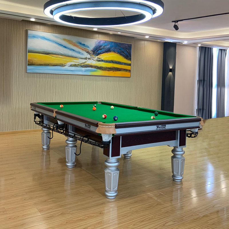 Home Ballroom Chinese Black Octab Room Silver Leg Table Tennis Table Teng Tables Billiard Table Commercial Standard Adults Table Tennis Table